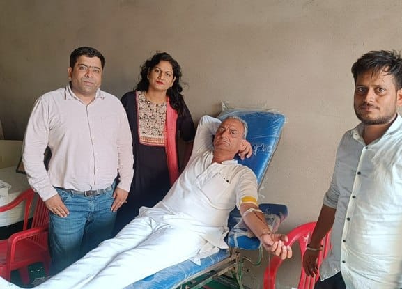 250 got health checkup done in the camp, 35 donated blood