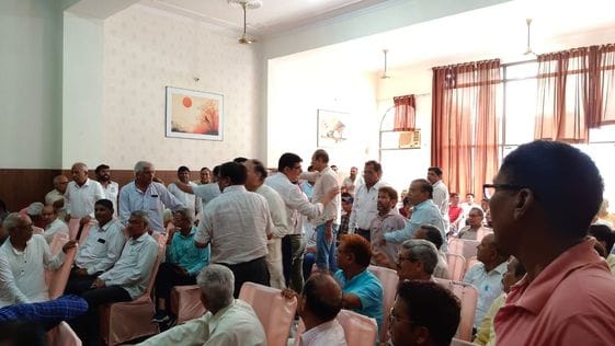 Naresh Chaudhary unanimously became the president of HUDA Resident Welfare Association