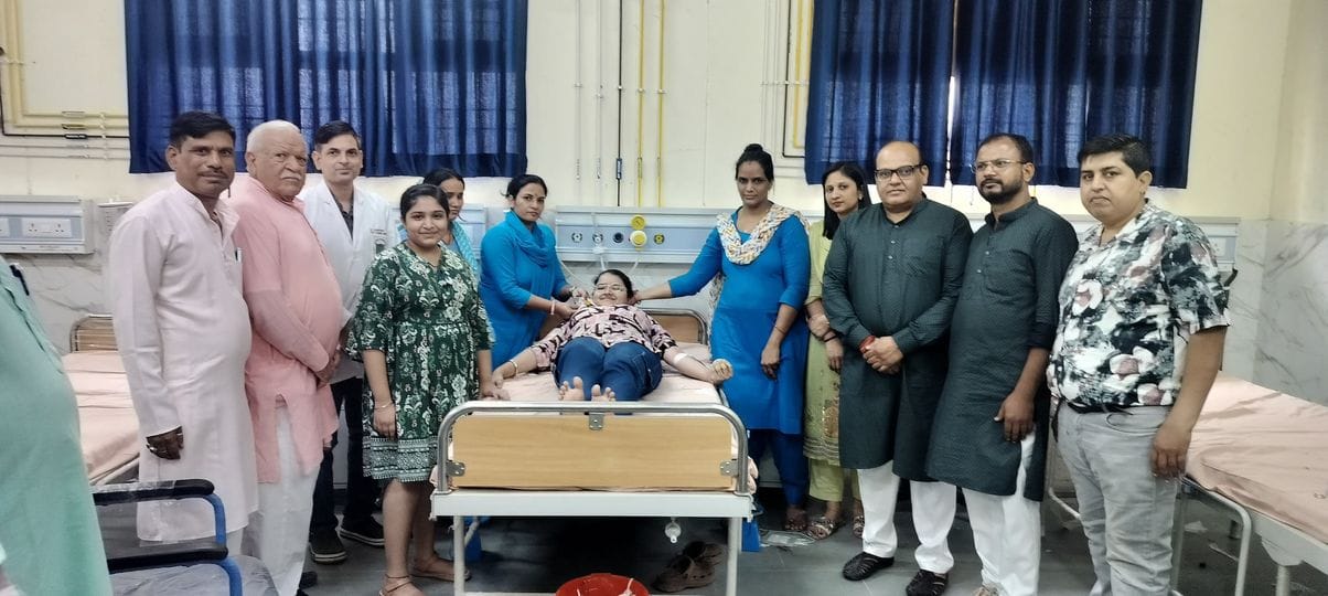 49 youths donated blood in the camp