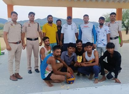 Message of staying away from addiction was given through running and volleyball competition