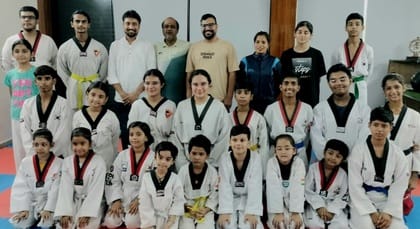 Talent shown in Taekwondo belt competition