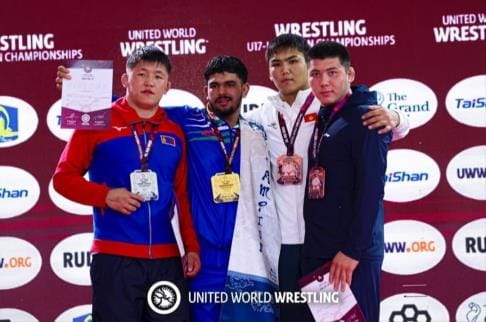 Sachin won gold in Under-23 Asian Wrestling Championship