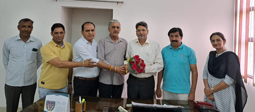 Dr. Ranbir Kaushal took over as Principal in RGM Uchana