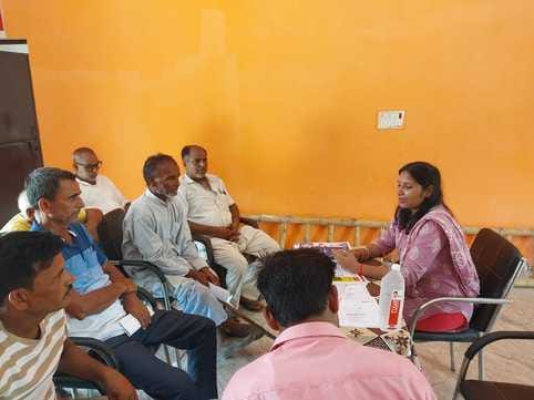 Villagers were advised to stay away from drugs in the Chaupal