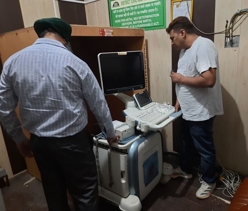 Ultrasound can be done again in civil hospital
