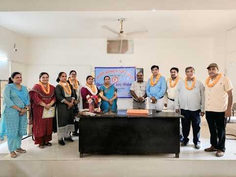 Vikas Sharma became the president of Junior High School Teachers Association Executive