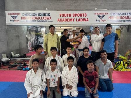 Youth Sports Association Ladwa celebrated International Olympic Day with players