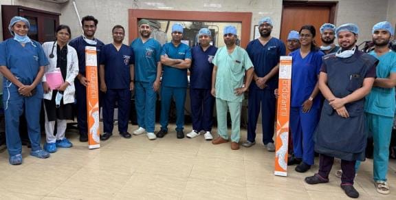 There was pain in the stomach, investigation revealed that the aorta was about to burst