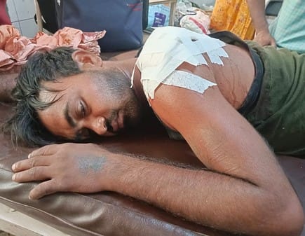 Firing in a land dispute... a young man who had come to his maternal home got shot
