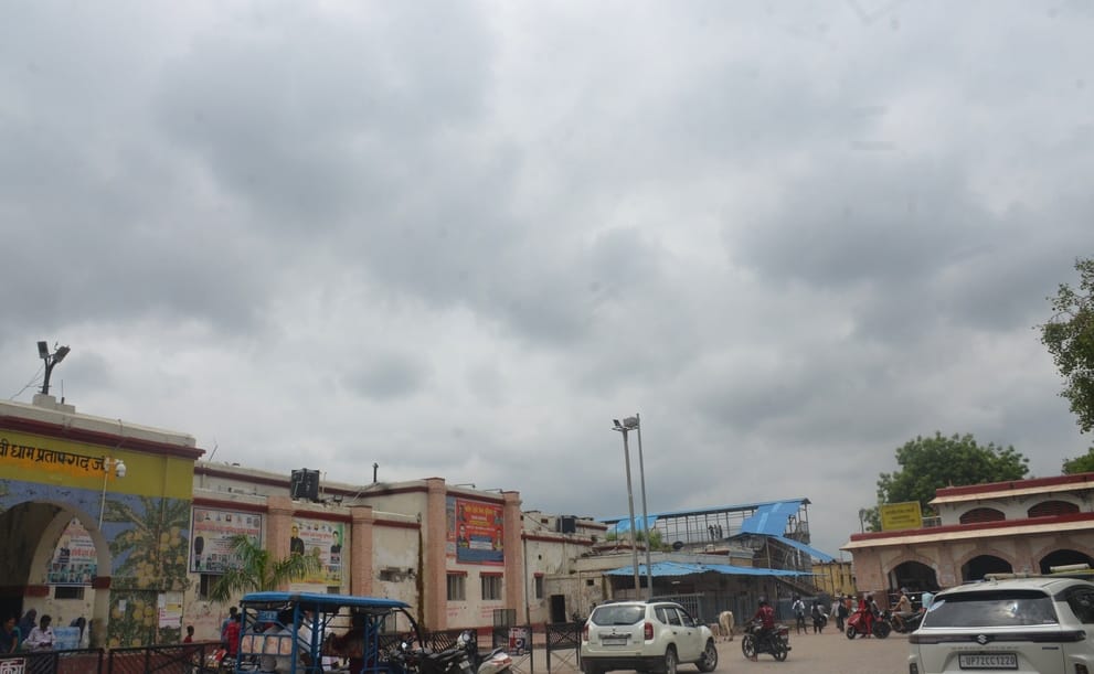 The day's temperature dropped, the humid heat made people miserable