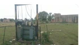 The rain disrupted the power supply