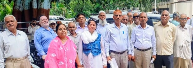Senior citizen pensioners raised objection on discrimination in pension