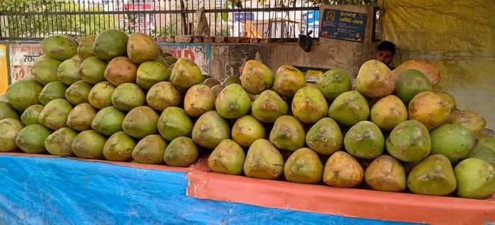 The price of coconut water increased due to the increased demand