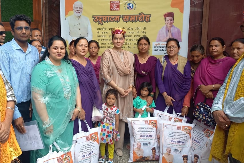 Kangana launched the Malnutrition Free India scheme