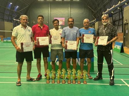 Meerut bagged 7 medals in badminton competition