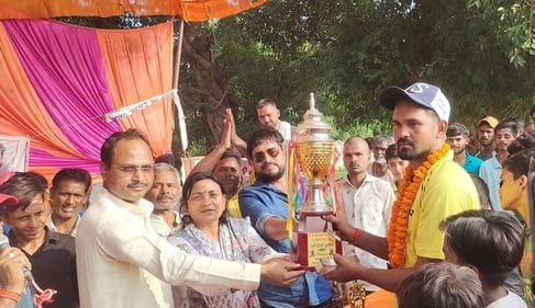 Chena defeated Khudaganj team by four wickets