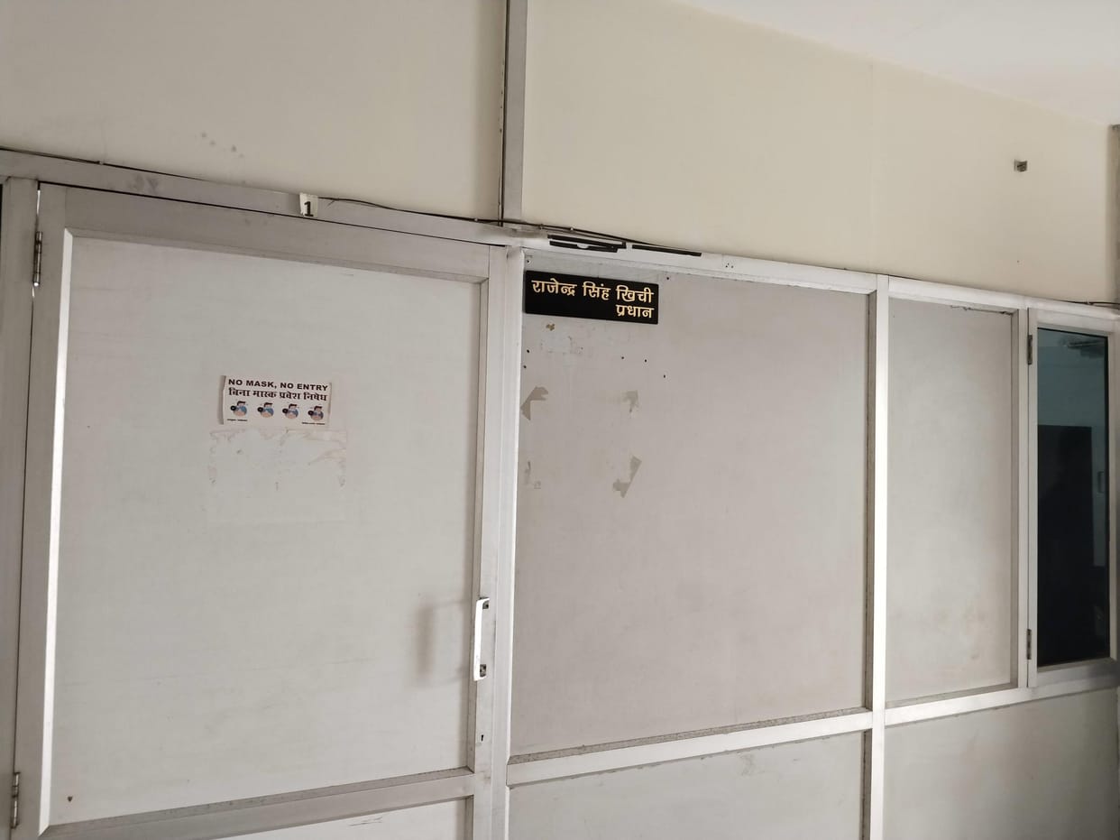 The arbitrary decisions of the municipal council chairman... put up their own nameplate at the XEN office.