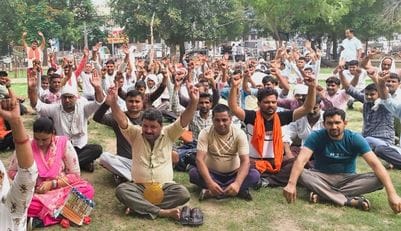 PGI contractual employees on strike