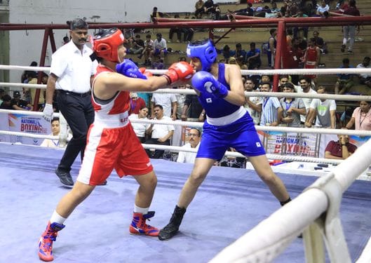 Uday Singh of Haryana defeated Aryan of Jharkhand 5-0
