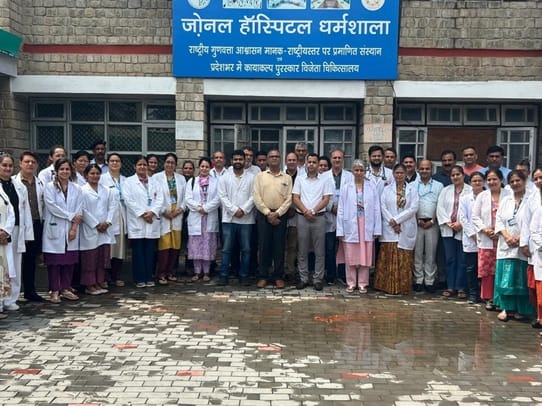 NQAS team checked arrangements in Dharamshala hospital