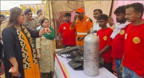 Rehearsal held to test flood prevention preparations
