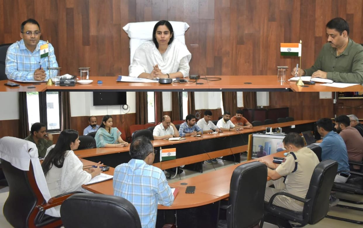 DC Reasi Held Meeting