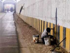 Removed water from underpass