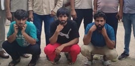 Five accused arrested with illegal weapons from different places