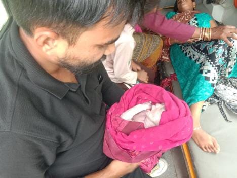A child was born in a 108 vehicle