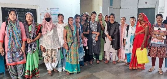 Anganwadi workers selected in four blocks could not get appointment letters