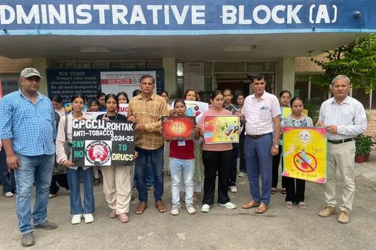 Students were made to take e-oath against drug abuse