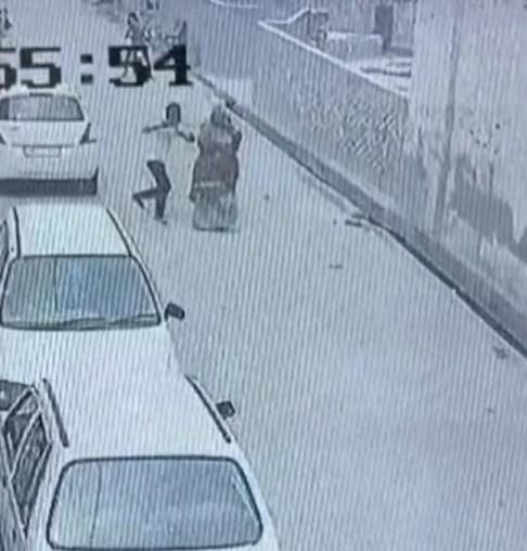 The miscreants snatched the gold locket from the elderly woman