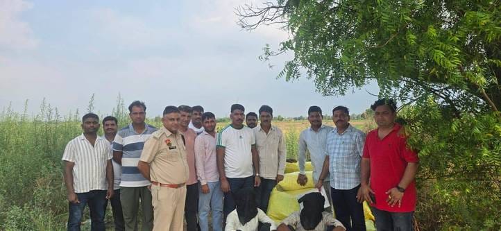 More than five quintals of ganja recovered, two smugglers arrested