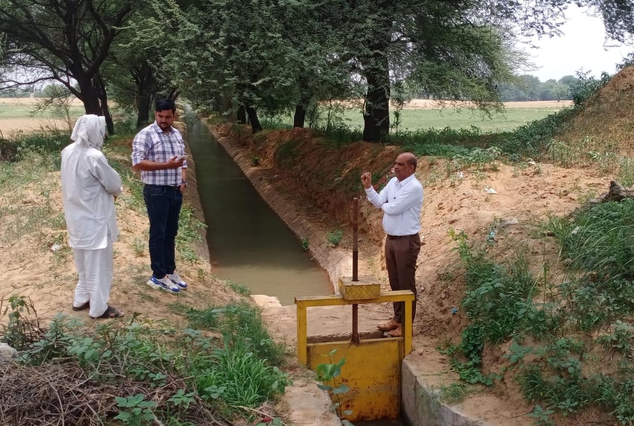After 40 years, water was released in Bhariwas canal but officials could not reach the tail