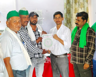Stray cattle have become a problem for farmers, BKU submitted a memorandum
