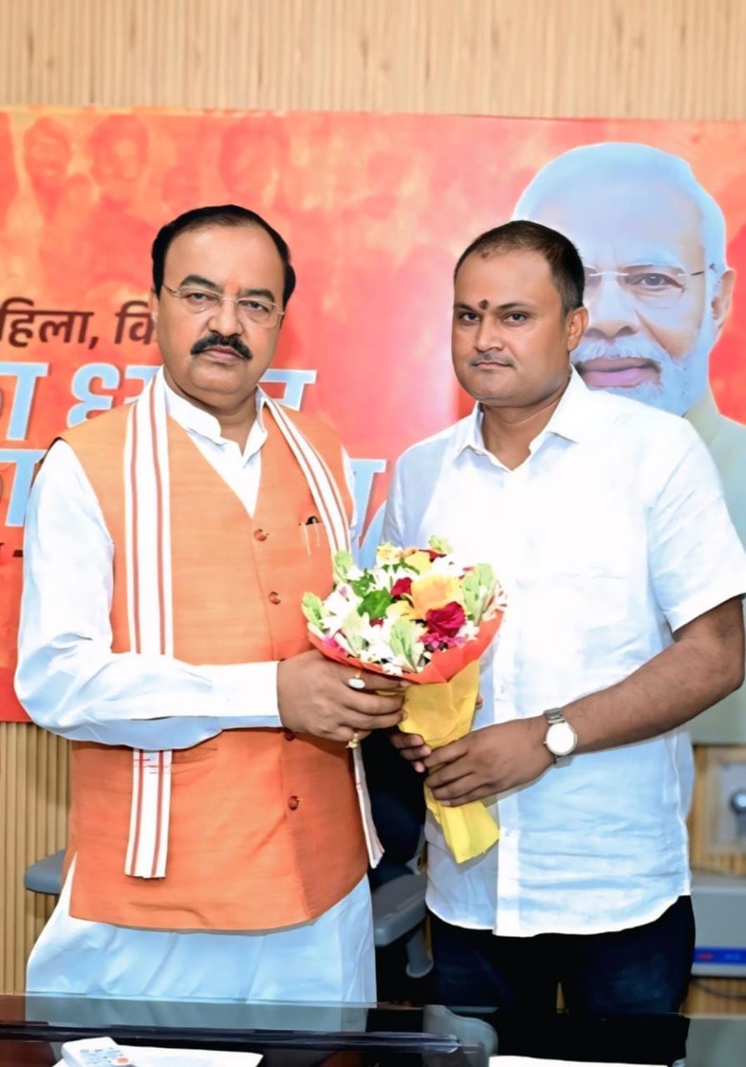 Entrepreneur Santosh meets Deputy CM