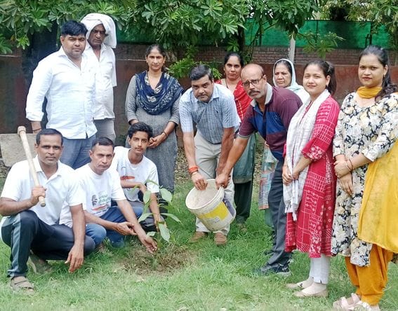 10 saplings planted in Red Cross building10 saplings planted in Red Cross building