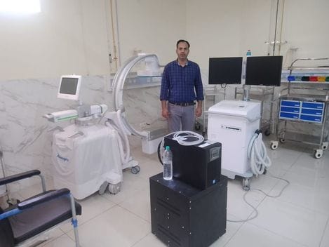 Civil hospital gets second C-arm machine, number of operations will double