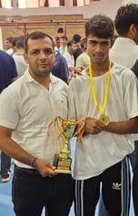 Ashish of Rohtak is proving his talent in boxing