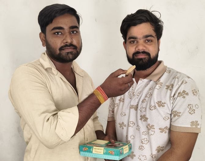 Devesh got first position in PhD entrance exam