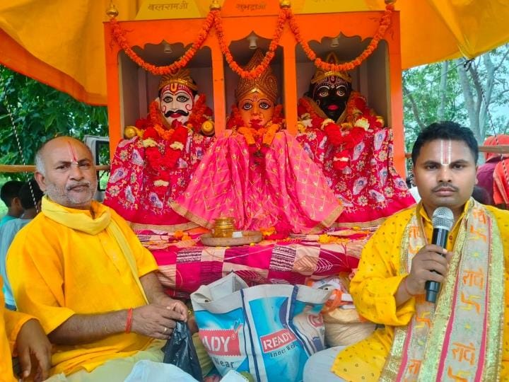 Lord Jagannath's procession started with great pomp