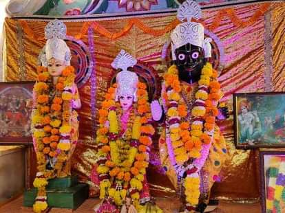 रथ यात्रा भव्य रूप से स्वागत हुआ।