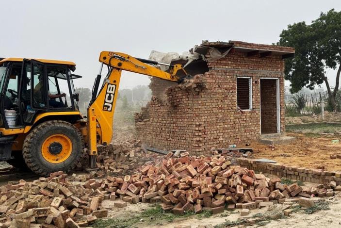 Illegal constructions demolished in Bhiwani