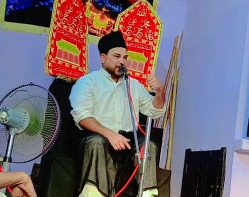 Islamic new year greetings given with Majlis in Imambara