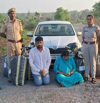 A woman was also arrested for smuggling doda chura