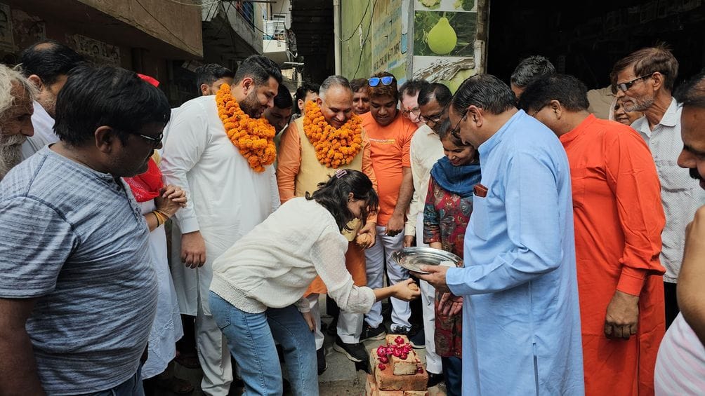 Sewer line will be laid in four colonies at a cost of Rs 50 lakh, work started