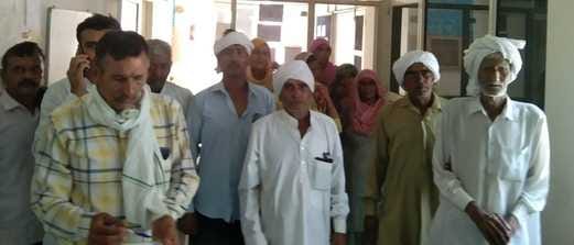 Villagers of village Bajana accused the person of illegal occupation of Panchayat land
