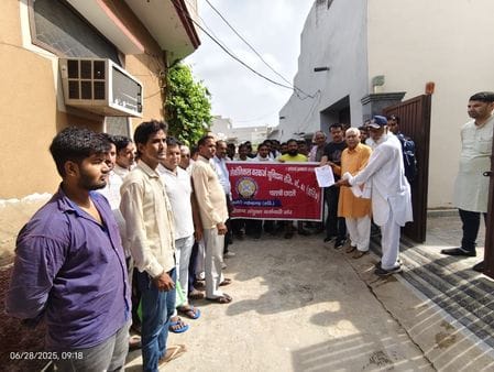 PWD employees submitted a memorandum to the MLA regarding their demands