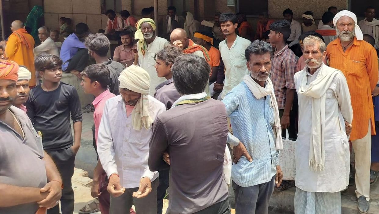A truck ran over a shopkeeper riding a bike on the highway, killing him
