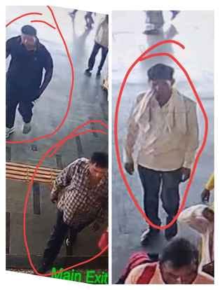 Search for the wanted in the case of theft of jewellery from the bag of a female passenger